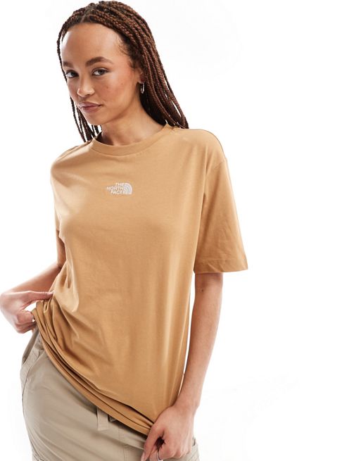 The North Face - T-shirt oversize beige pesante - In esclusiva per FhyzicsShops