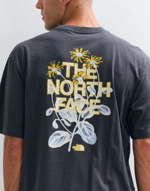 The North Face t-shirt oversize Flower Power gris, 4 de 5