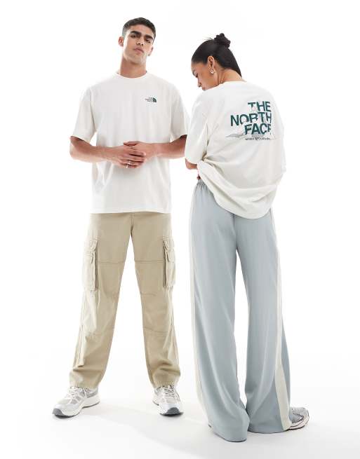 The North Face – T-shirt oversize z rysunkiem z górami na plecach, 3 z 4