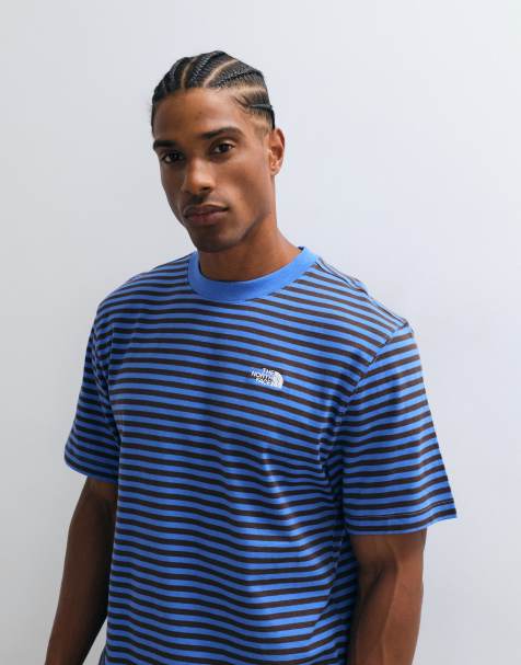 The North Face t-shirt Vista a righe blu - view 1