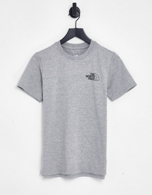 The North Face Mountain Outline back print t-shirt in gray, ASOS in 2024