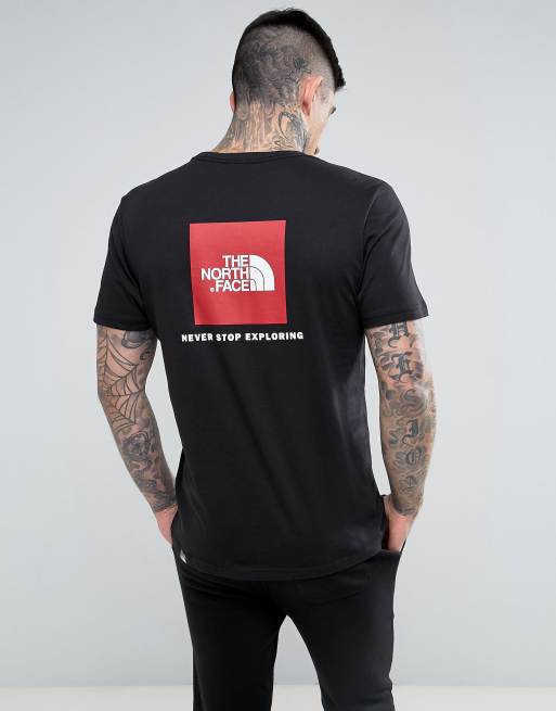 Wholesale The North Face Red Box T Shirt In Black From Box Clifton Best Women Clothing Brands