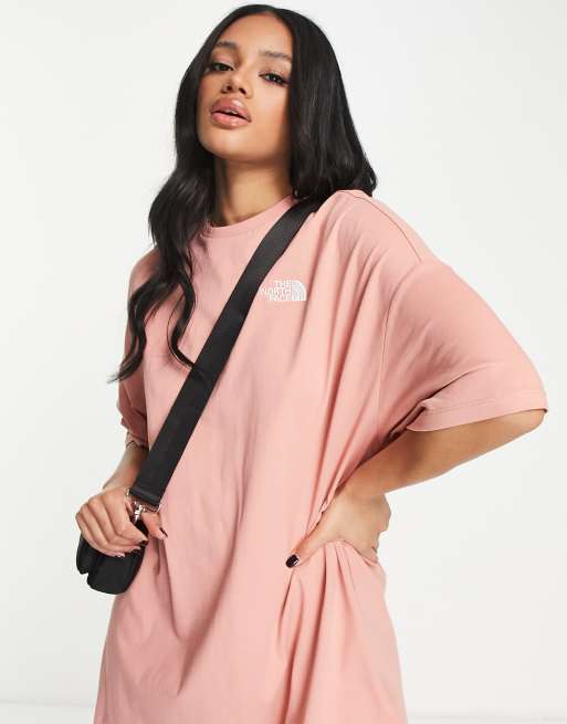 The North Face - T-shirtjurk in roze - Exclusief op ASOS , 4 van 4