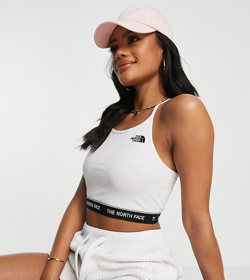 The North Face Tank Top In White - Exclusive At Asos