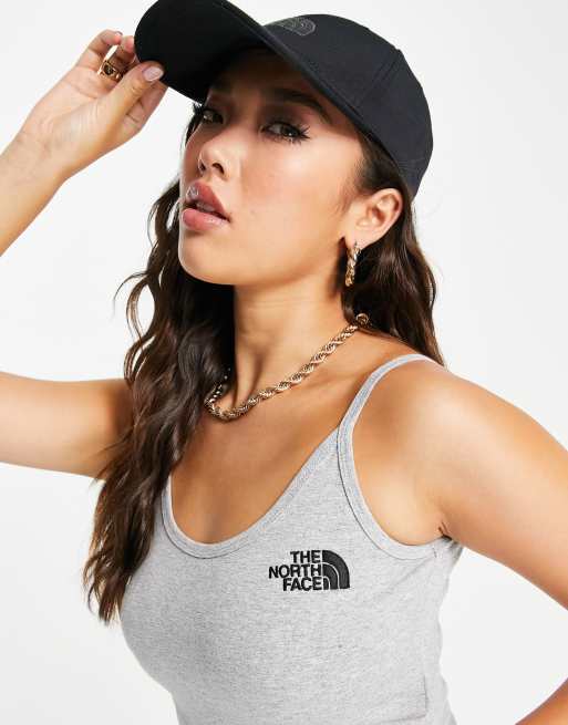 The North Face – Tanktop mit kurzem Schnitt in Grau, exklusiv bei ASOS, 3 von 4