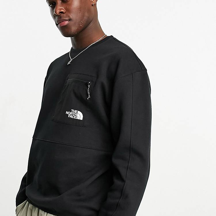 The North Face Tech crew neck sweat in black
