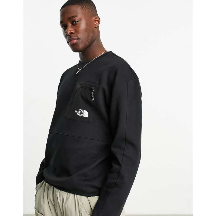 The north face online mittelegi crew sweatshirt black