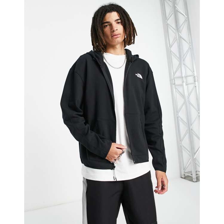 The North Face Tech Fleece Kapuzenjacke in Schwarz