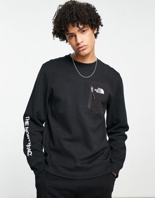 The North Face Tech sweatshirt in black