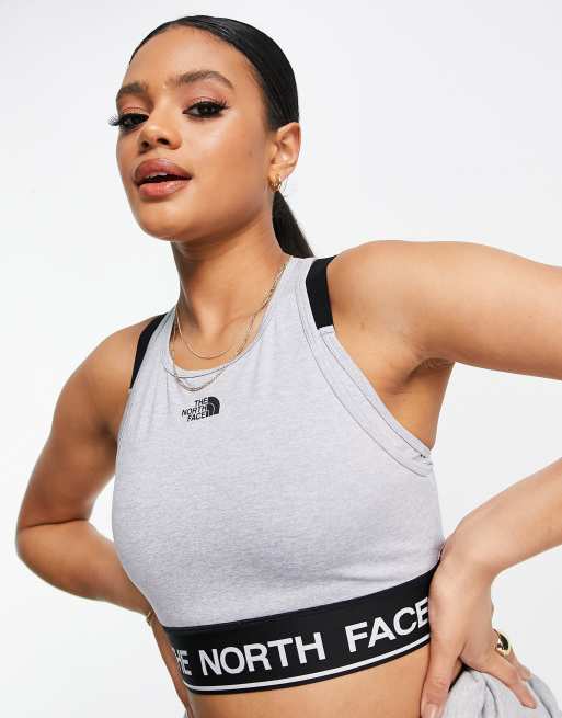 The North Face - Tech Tank - Sport-bh in grijs , 3 van 4