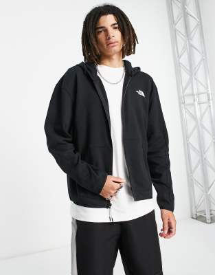 The North Face Tekware Grid Quarter Zip Pullover Sweater In Black
