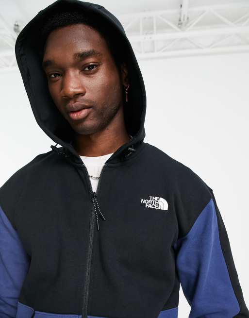 The North Face Tech zip up hoodie in navy