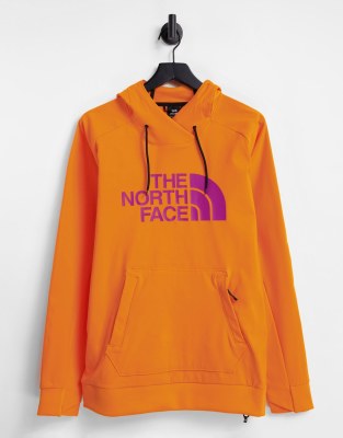 The North Face Teckno Logo hoodie in orange