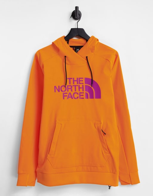 The North Face Teckno Logo hoodie in orange ASOS