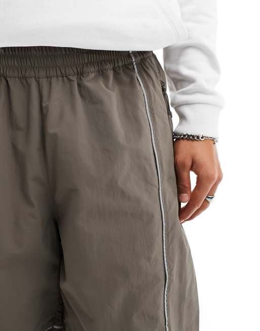 The North Face tek piping wind pants in brown