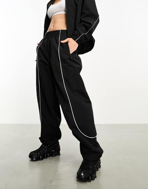 Active Skinny Fit Reflective Piping Tracksuit