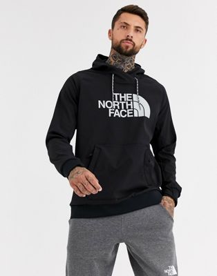 North Face Tekno logo hoodie in black 
