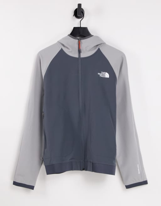 The North Face Tekware full zip fleece in grey