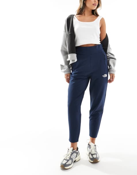 The North Face Tekware Grid track pants in summit navy