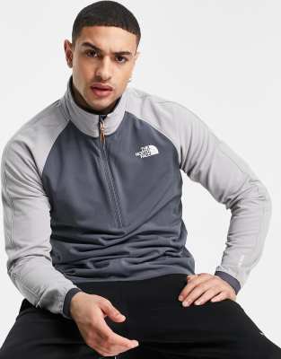 north face three quarter zip fleece