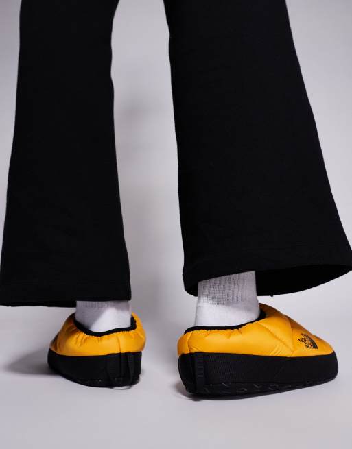 The North Face Tent insulated mules in yellow | ASOS
