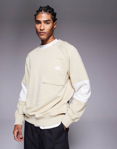 The North Face Terry Relaxed Crew in beige - view 1