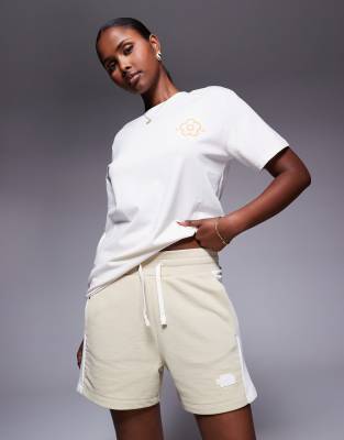 The North Face Terry Relaxed Shorts In Brown