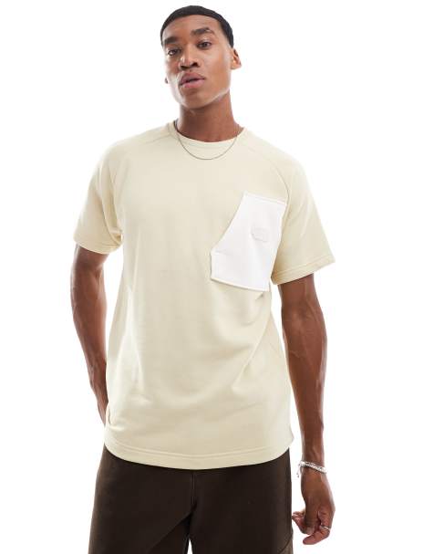 The North Face Terry Relaxed Tee in beige - view 1
