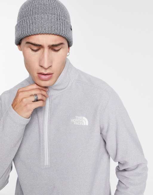 light grey north face fleece