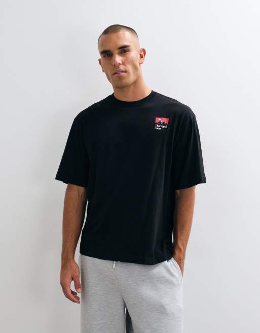The North Face The Right Side oversize t-shirt w kolorze czarnym, 4 z 7