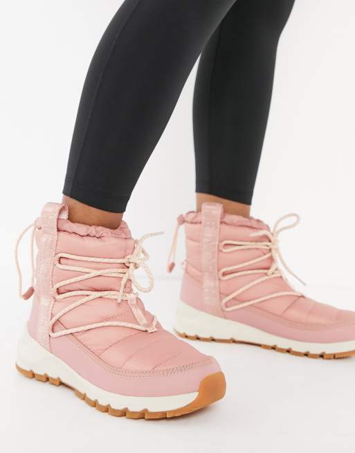 Pink north on sale face boots