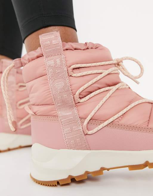 North face on sale pink boots