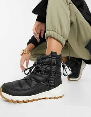The North Face Thermoball Boots In Black Asos