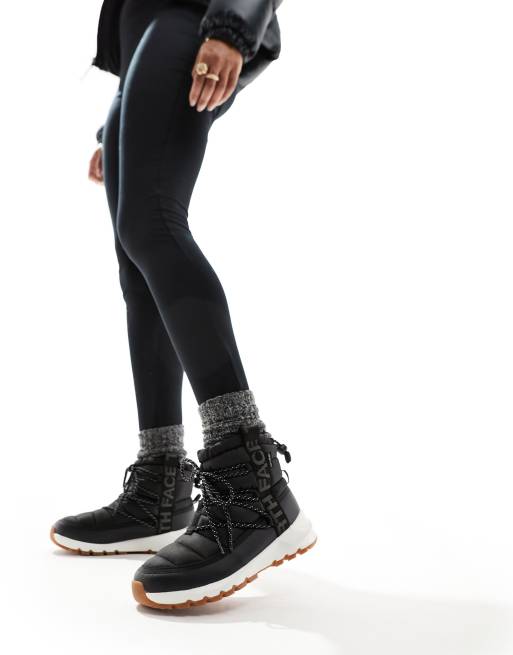 The North Face - Thermoball - Bottines isolantes à lacets - Noir et blanc, 3 de 4