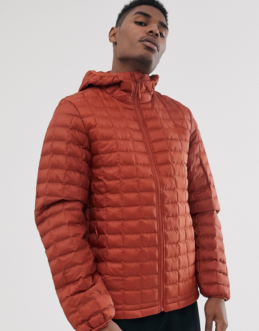 The North Face Thermoball Eco jacket with hood in orange