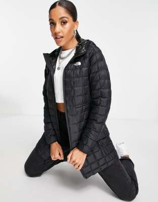 womens long puffer coat with hood