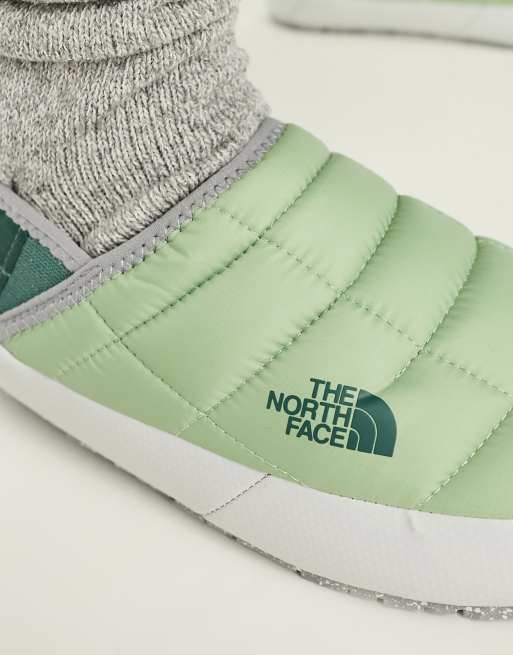 The North Face Thermoball insulated Traction mules in sage green, 2 of 4