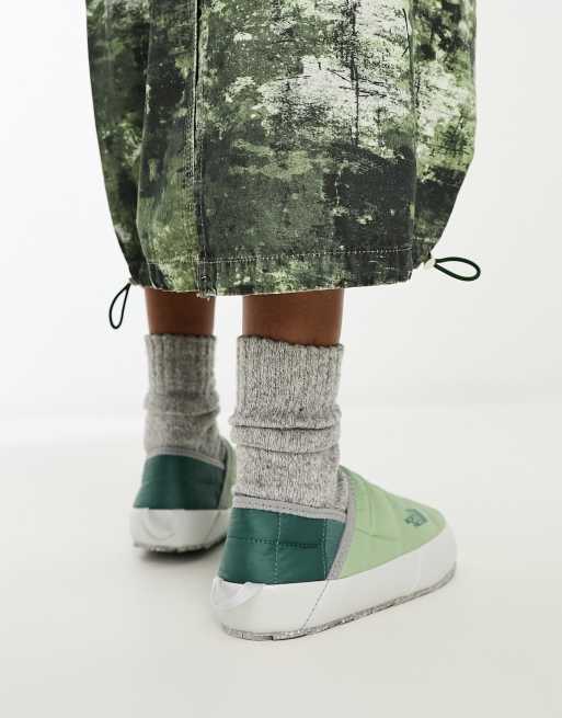 The North Face Thermoball insulated Traction mules in sage green, 3 of 4