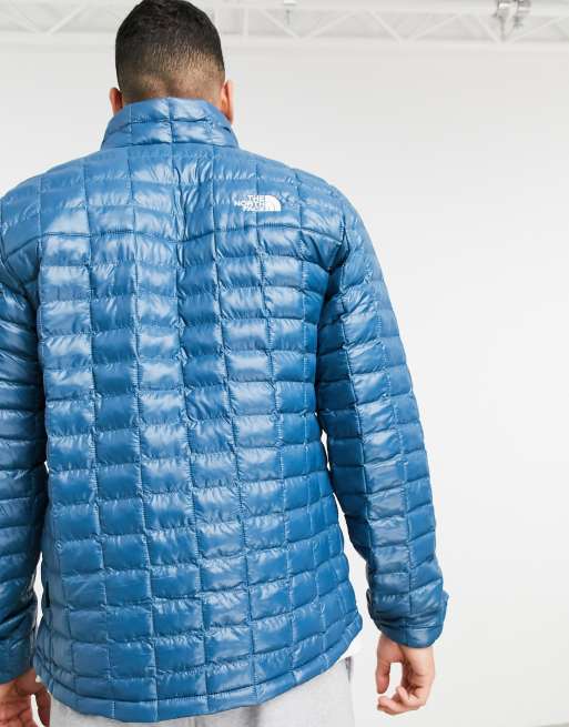 blue north face thermoball jacket