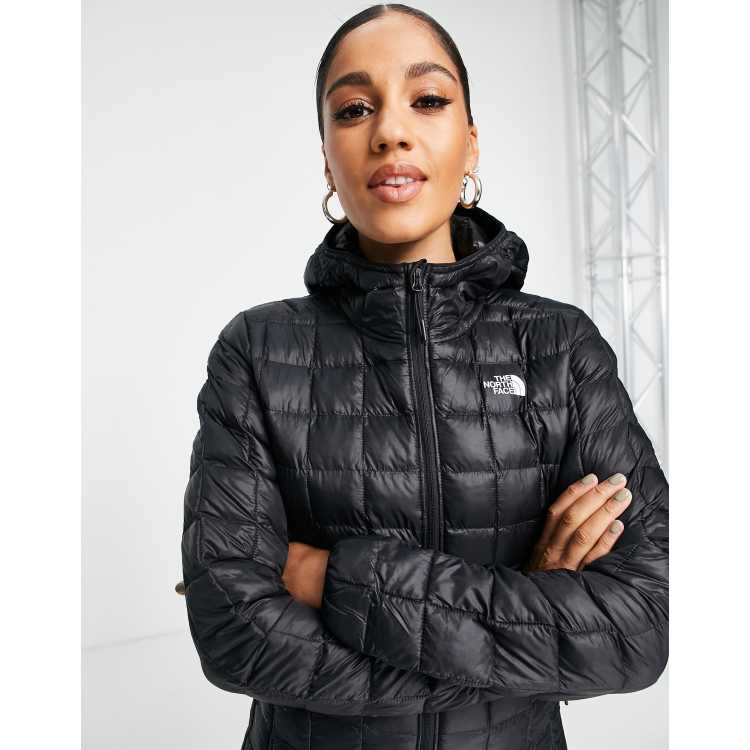 The North Face – Thermoball – Kapuzenjacke in Schwarz BLACK ASOS