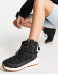 [The North Face] The North Face Thermoball lace up boots in black 37 Black