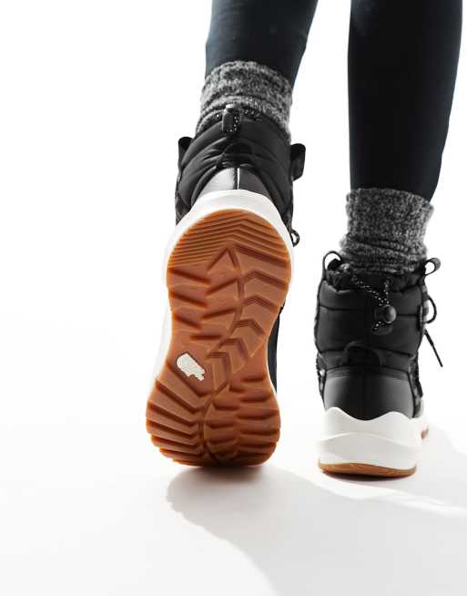 The North Face - Thermoball - Stivali stringati isolanti bianchi e neri, 4 di 4