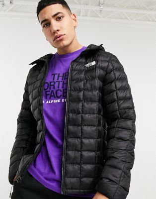 The North Face Thermoball super hooded jacket in black