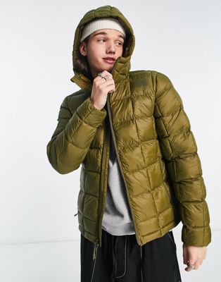 The North Face Thermoball Super insulated hooded jacket in khaki