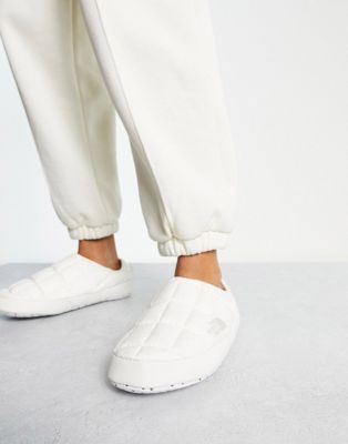 The North Face Thermoball Tent mules in cream