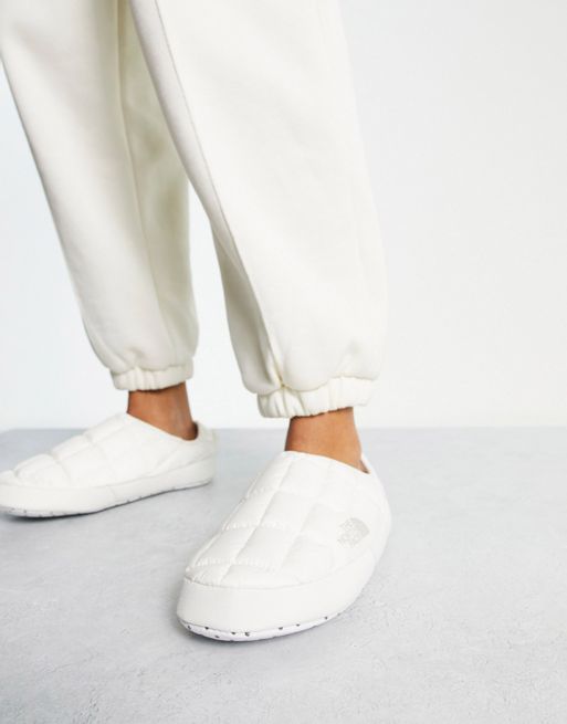 The North Face Thermoball Tent mules in cream | ASOS