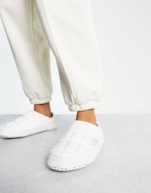 The North Face Thermoball Tent mules in cream