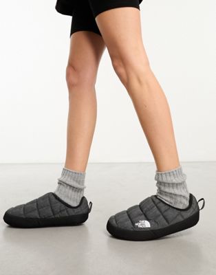The North Face Thermoball tent mules in grey and black