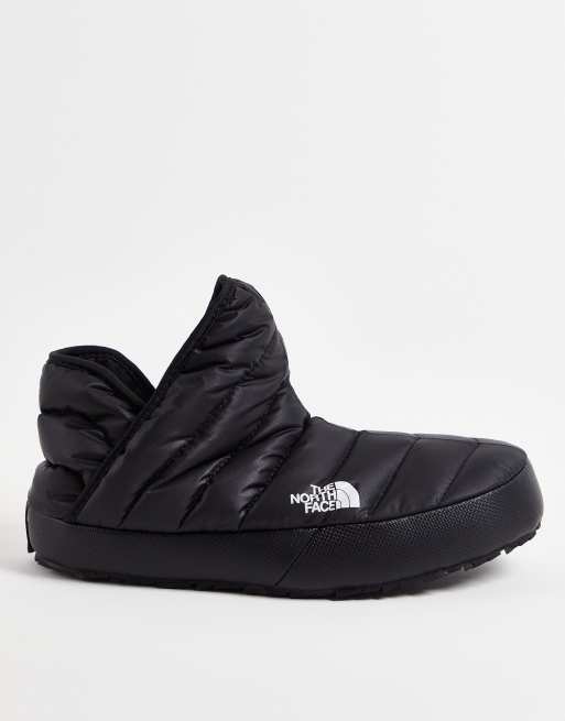 The North Face Thermoball Traction booties in black ASOS
