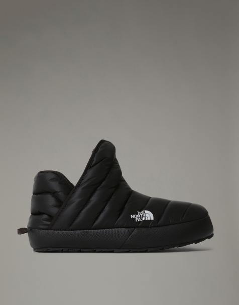 The North Face thermoball traction boots in black and white - view 1